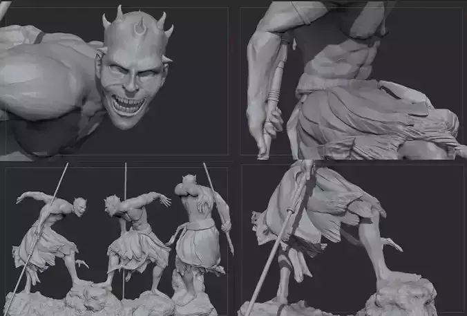 Fan Art - Darth Maul 3D print model