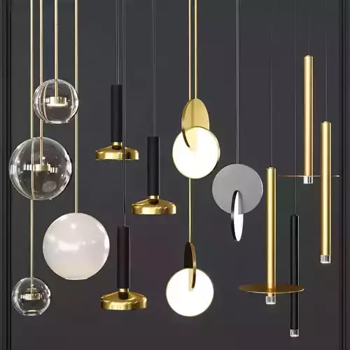Pendant lights set 035