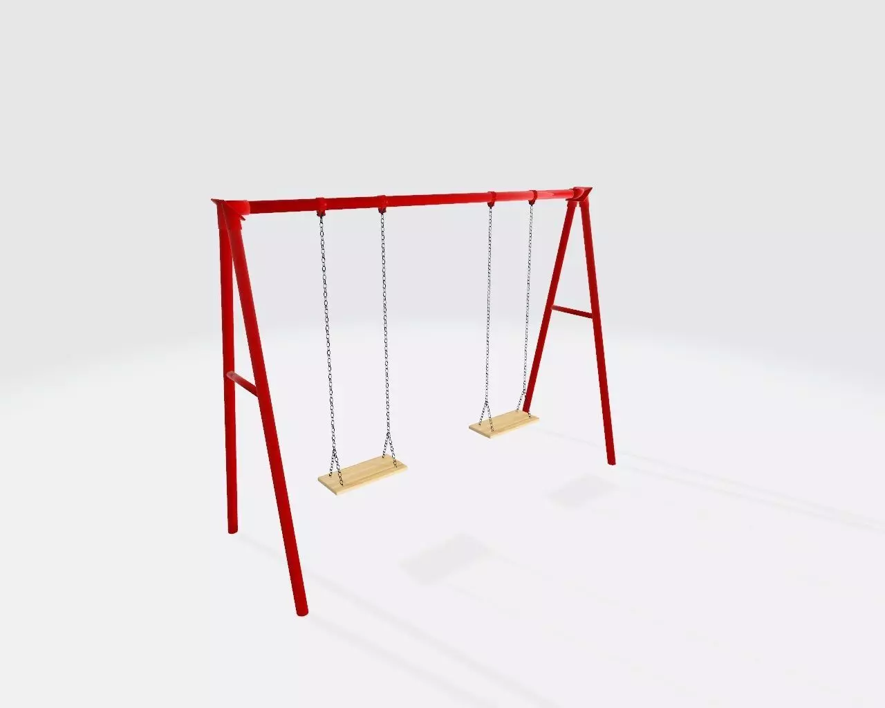 swing playground  3D model_0
