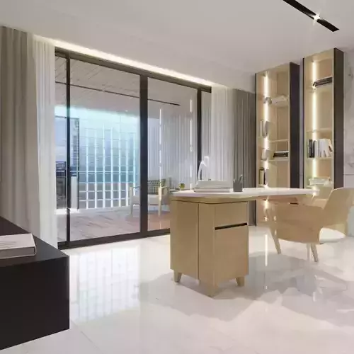 Design Bedroom Modern Low-poly 3D model