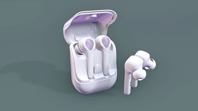 Bluetooth earphone 3D model 3D model