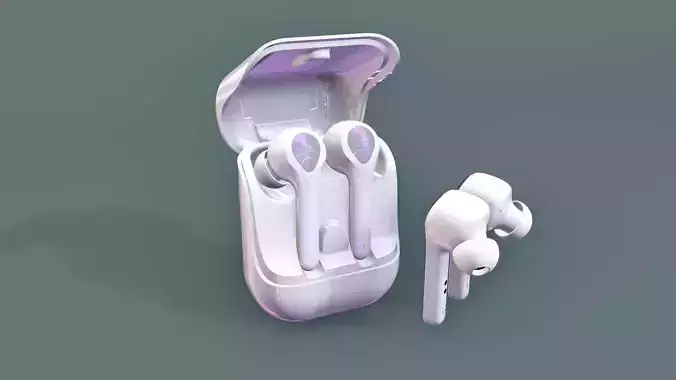 Bluetooth earphone 3D model 3D model