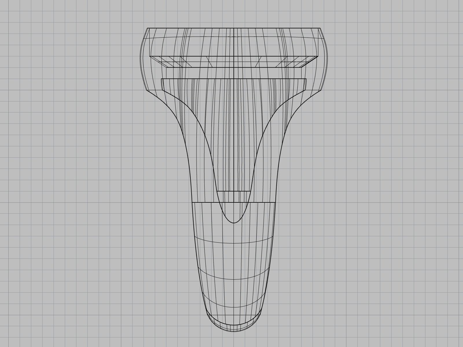 Bezel ring for the cabochon gem 15x10mm 3D print model_3