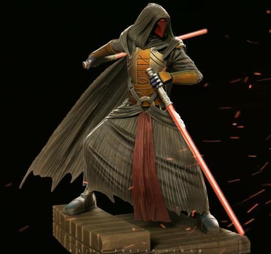 Fan Art - Darth Revan 3D print model_2