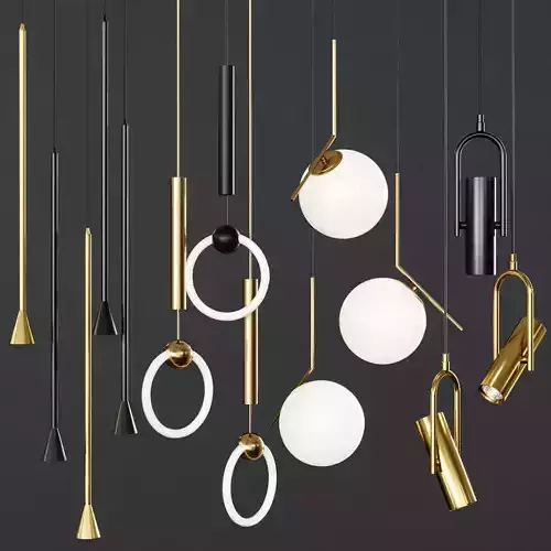 Pendant lights set 040