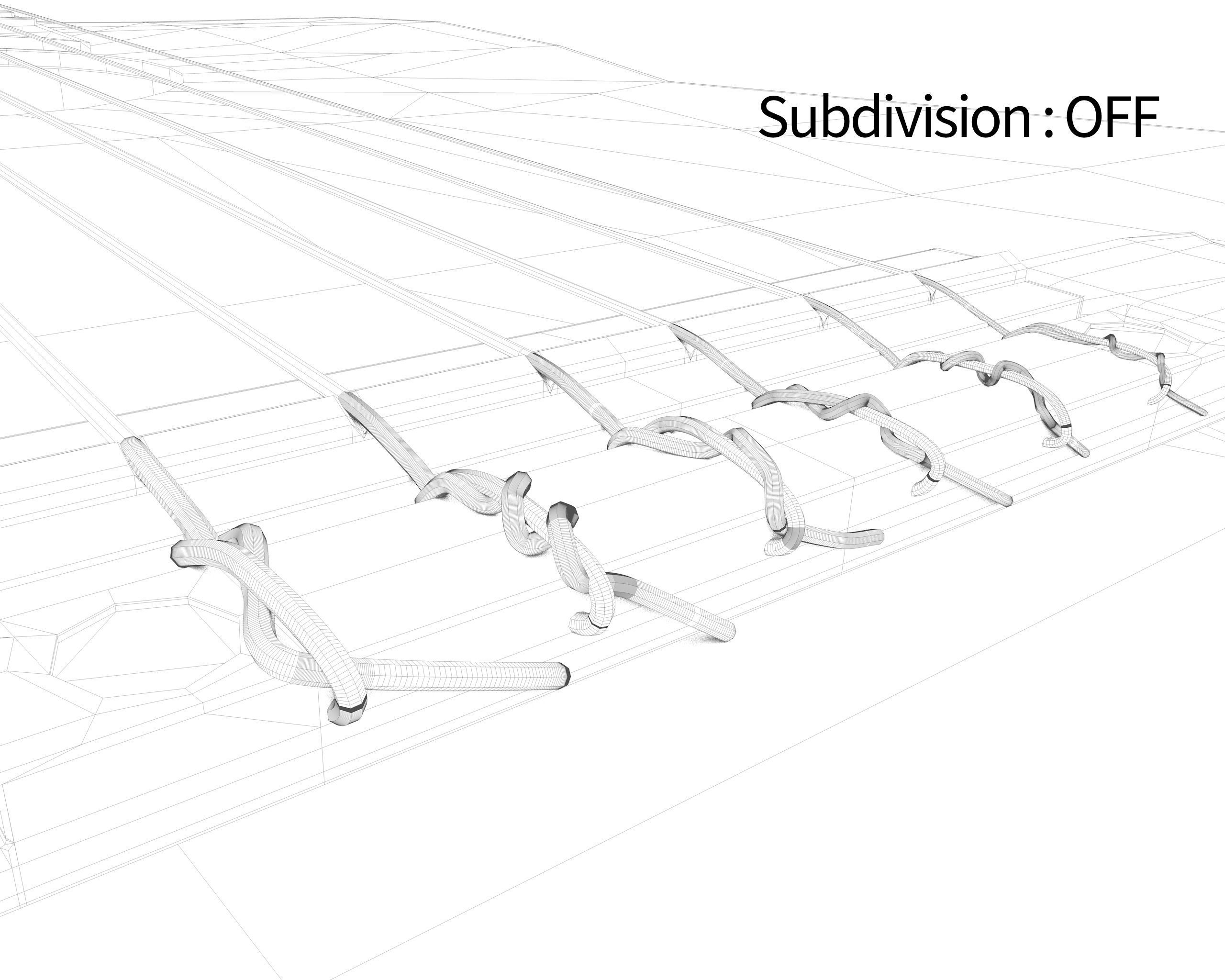 Black Classic Guitar Low-poly 3D model_30