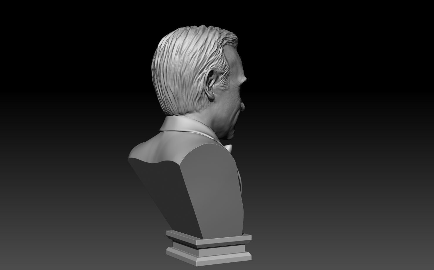 Sean Connery - James Bond  3D print model_7