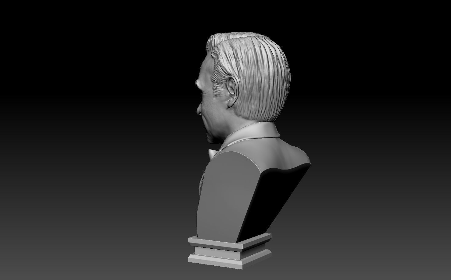 Sean Connery - James Bond  3D print model_4