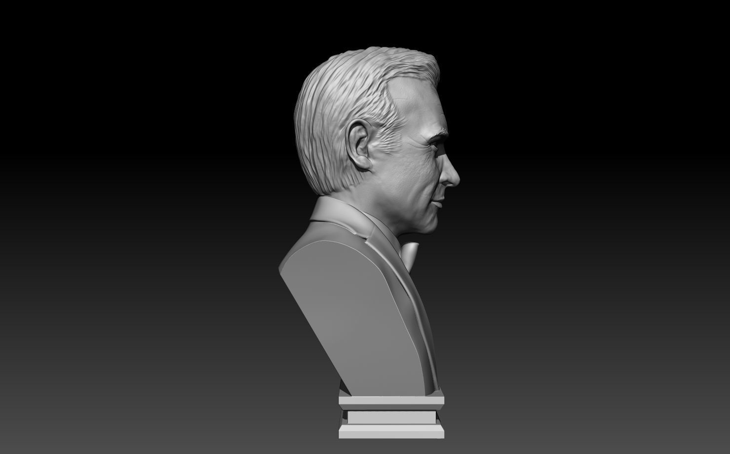 Sean Connery - James Bond  3D print model_8