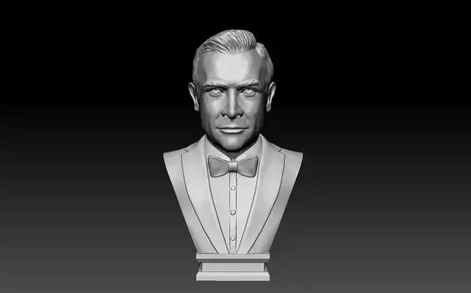 Sean Connery - James Bond  3D print model