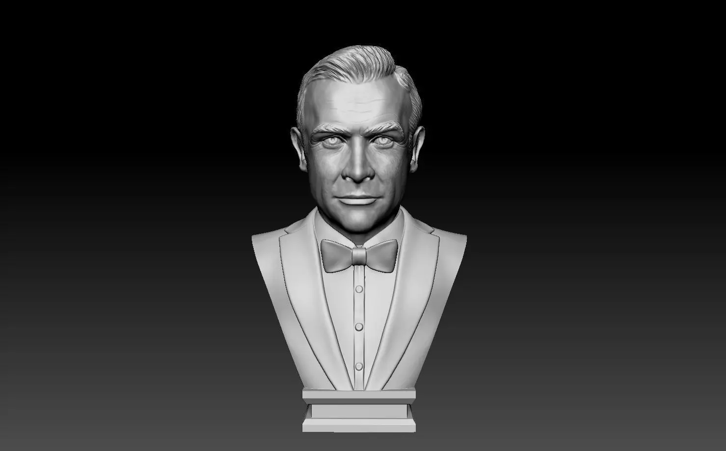 Sean Connery - James Bond  3D print model_0