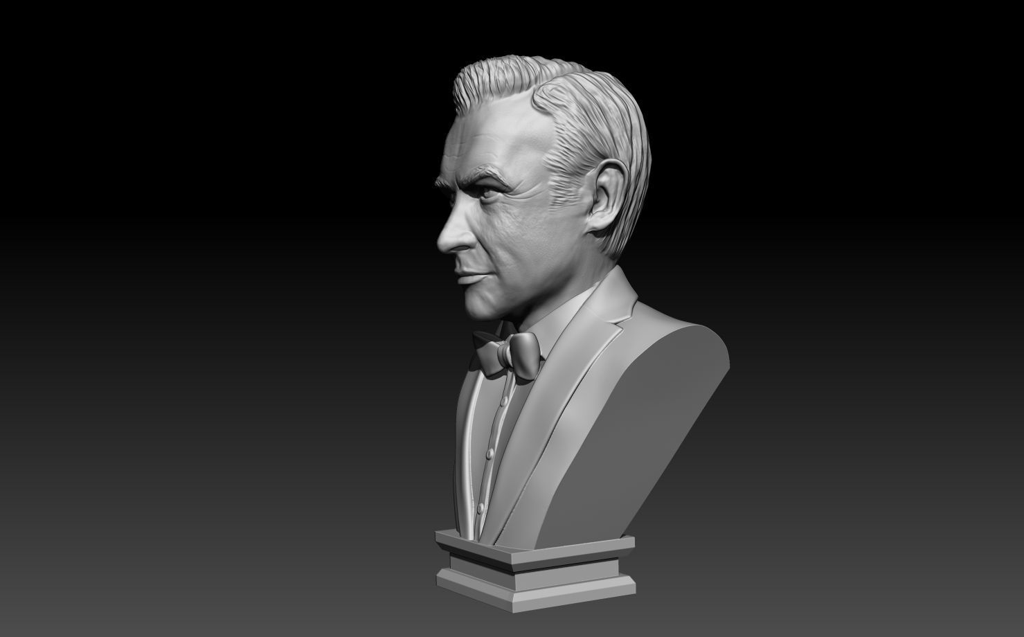 Sean Connery - James Bond  3D print model_2