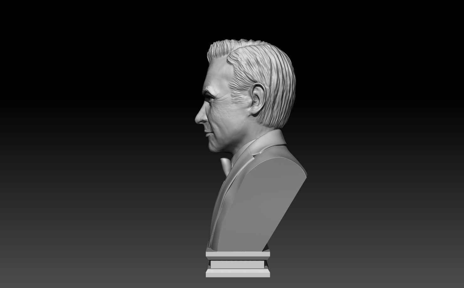Sean Connery - James Bond  3D print model_3