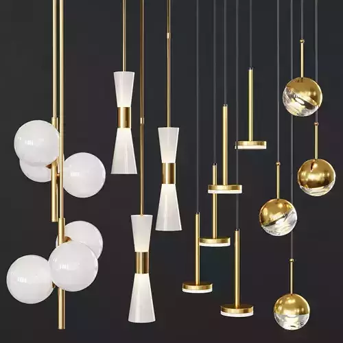 Pendant lights set 044