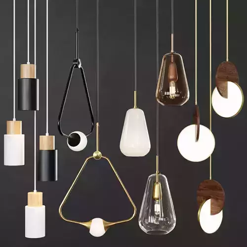 Pendant lights set 048