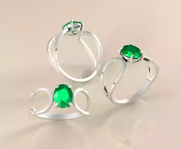 Anel Gota Oval Martell 20034 