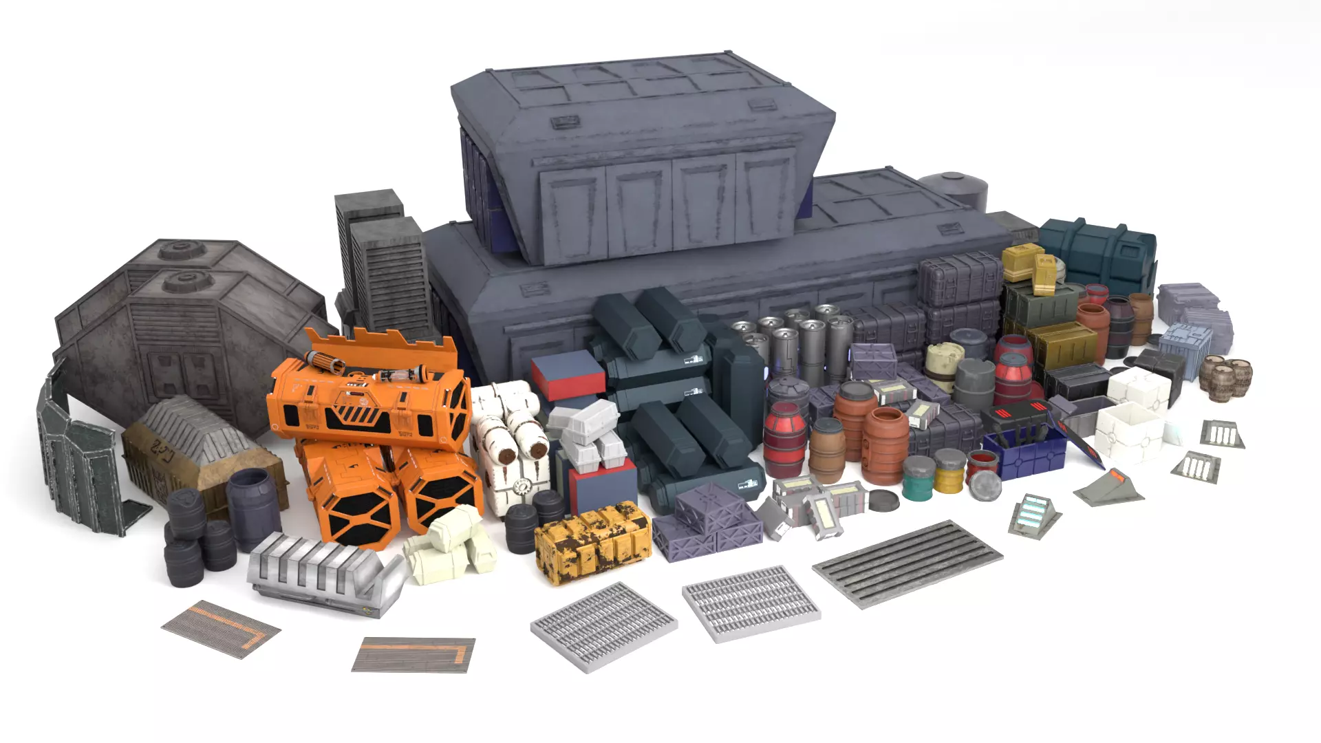 All Star Wars Assets 1-6 scale Hottoys 3D Model Collection_2