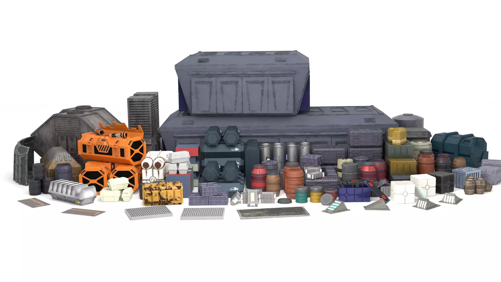 All Star Wars Assets 1-6 scale Hottoys 3D Model Collection_3