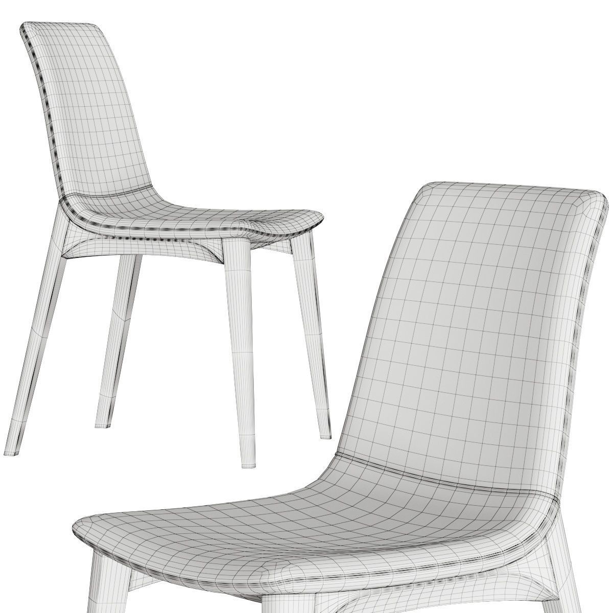 Albedo Unique Chair 3D model_3