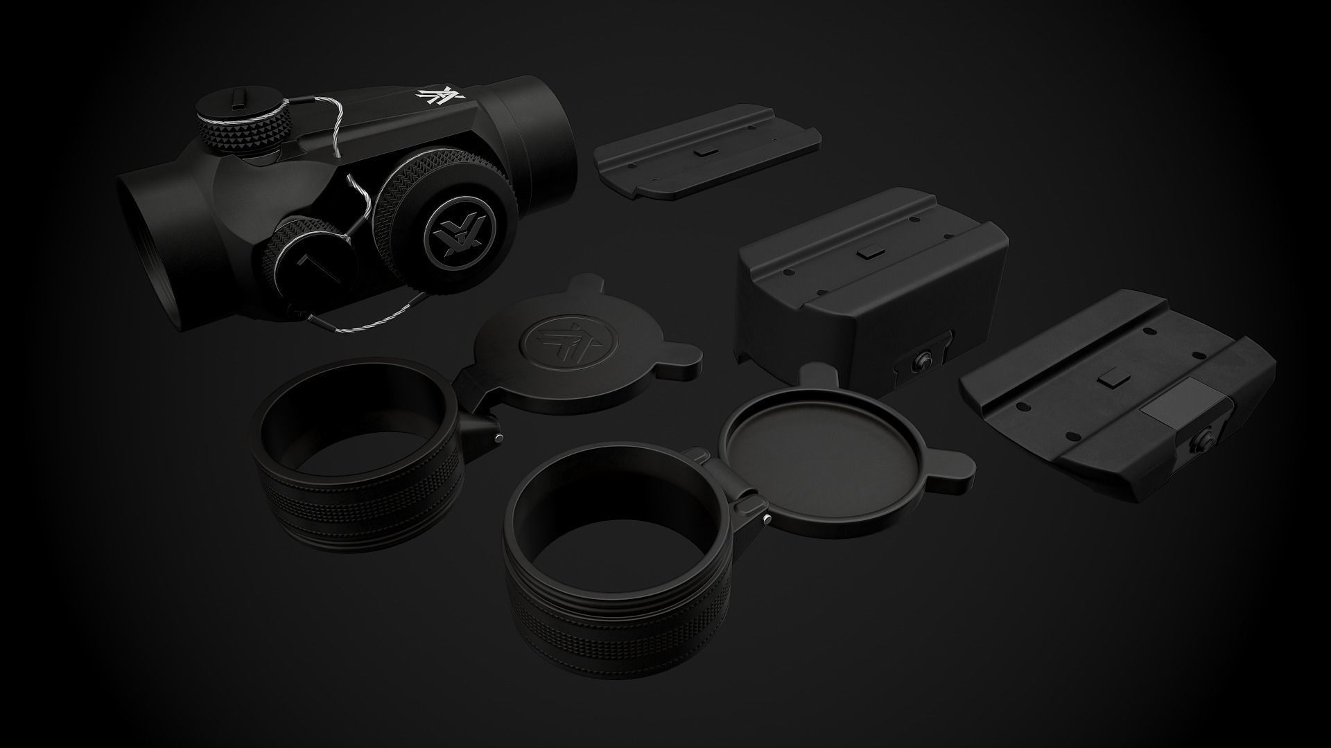 Vortex Optics Sparc II Red Dot Sigh Low-poly 3D model_21