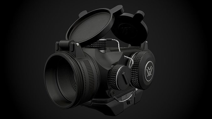 Vortex Optics Sparc II Red Dot Sigh Low-poly 3D model