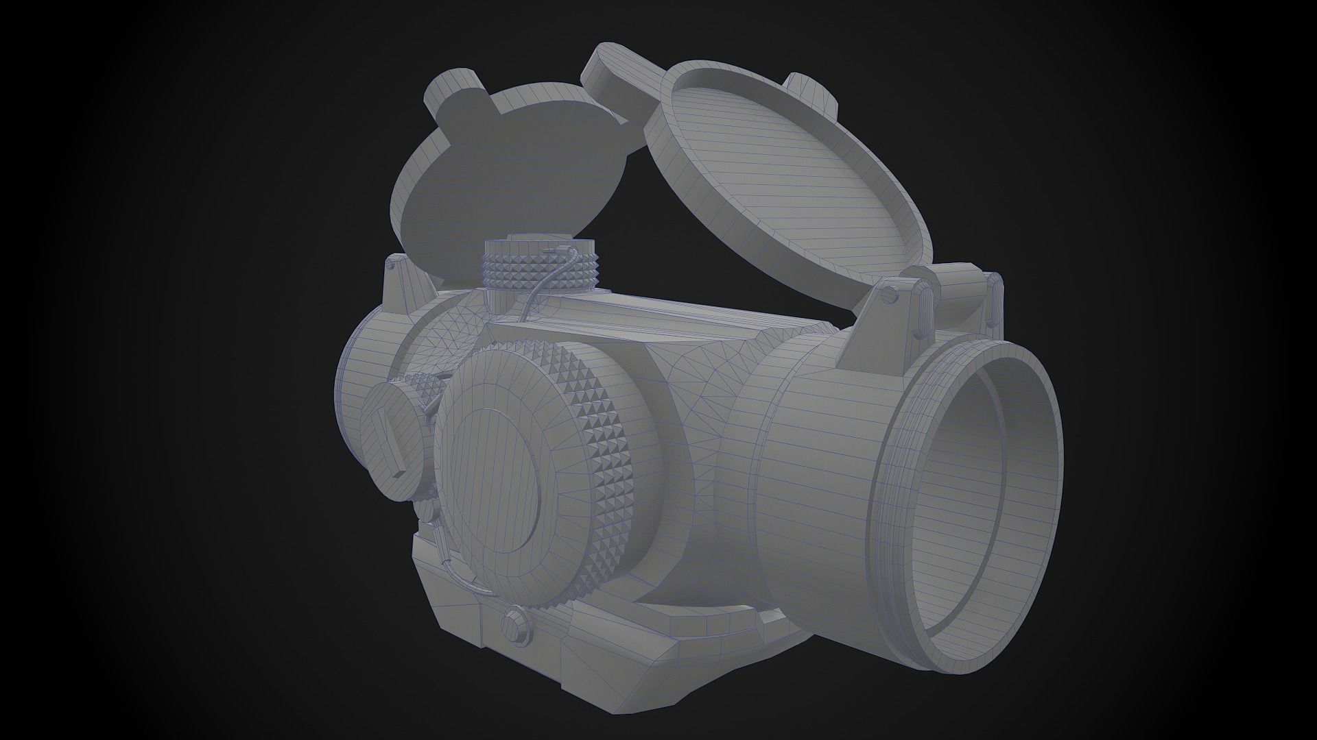 Vortex Optics Sparc II Red Dot Sigh Low-poly 3D model_24