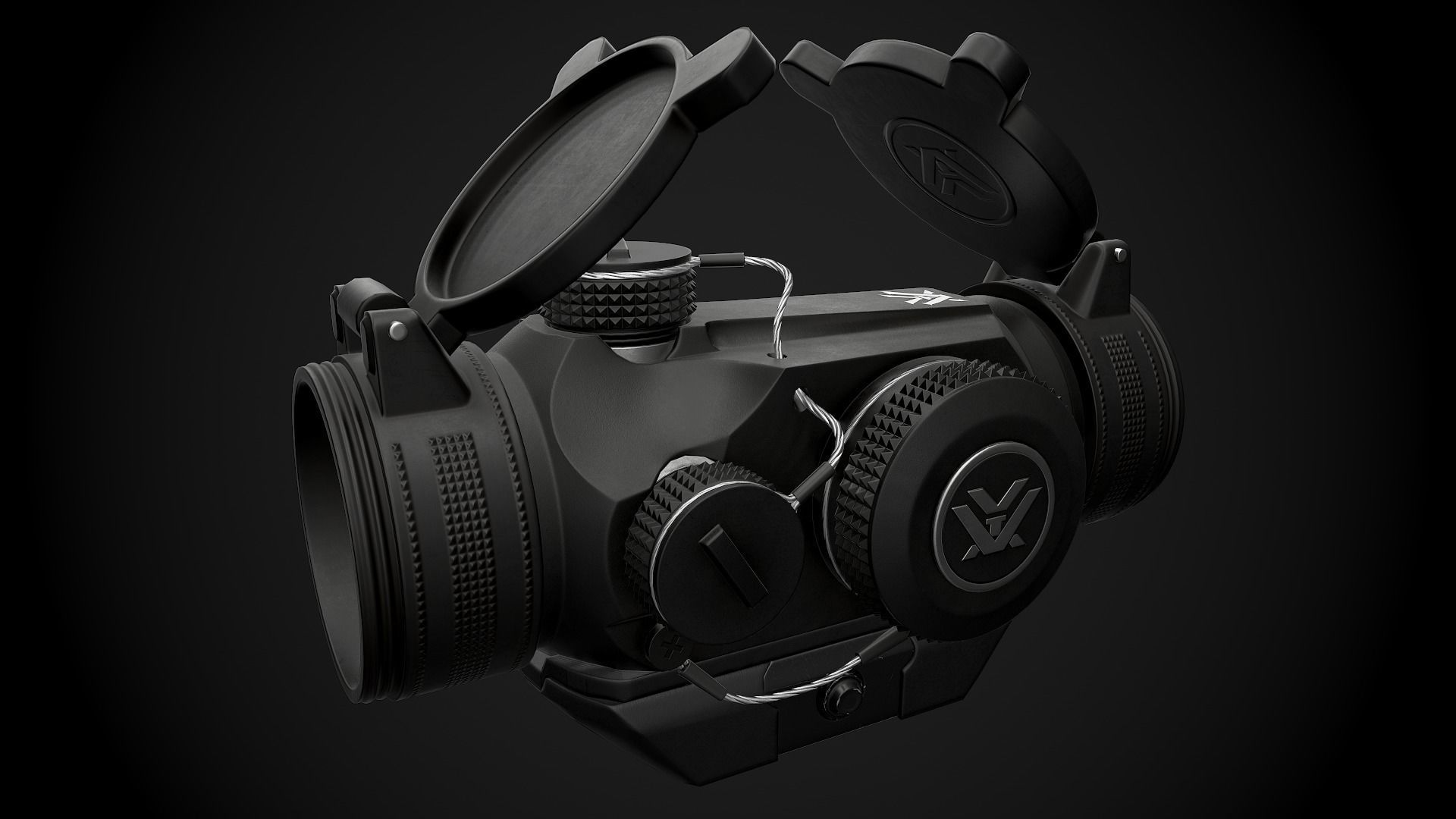 Vortex Optics Sparc II Red Dot Sigh Low-poly 3D model_1