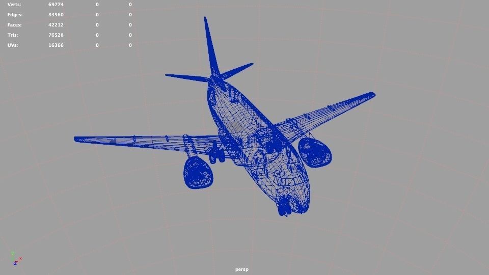 Aircraft 737 3D model_5