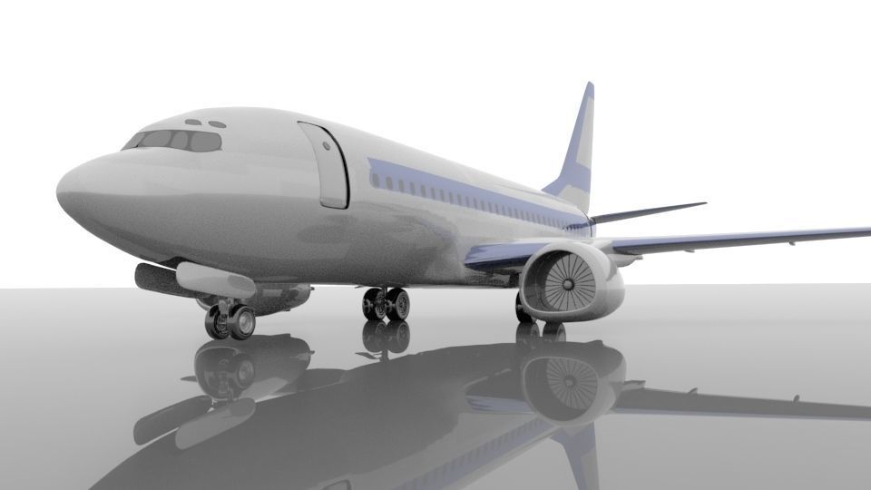 Aircraft 737 3D model_2