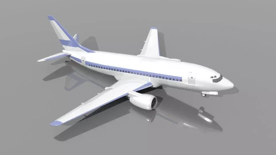Aircraft 737 3D model_0
