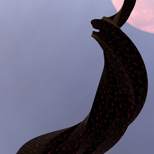 Sci Fi Tower 2 3D model