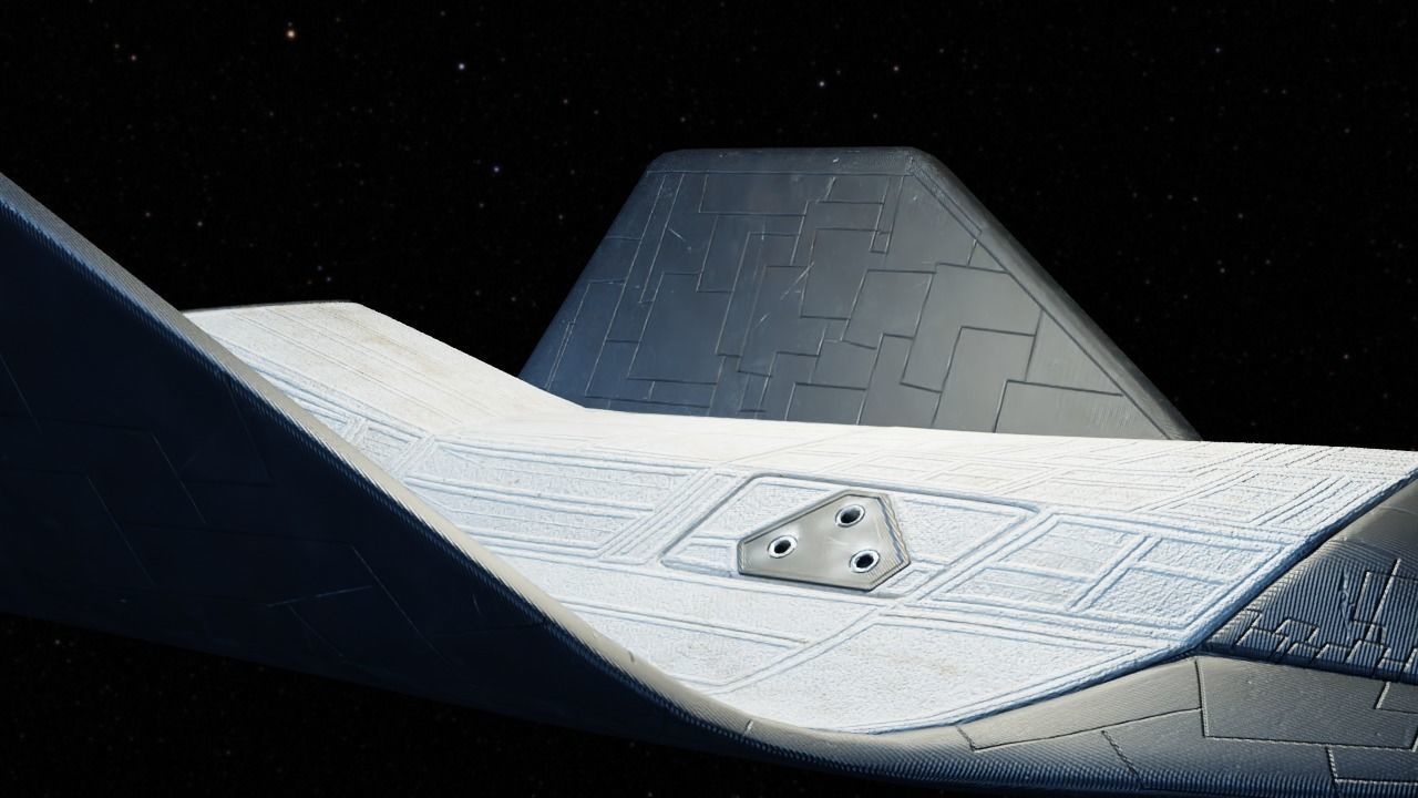 Spcaceship Concept 3D model_5