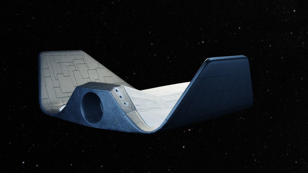 Spcaceship Concept 3D model_4