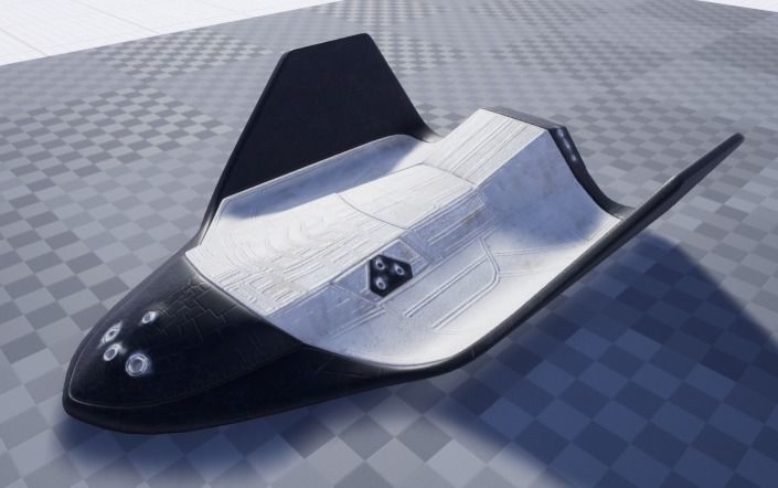 Spcaceship Concept 3D model_6