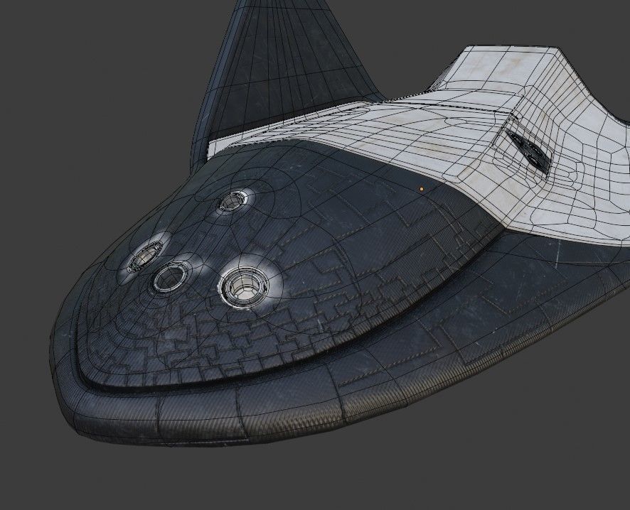 Spcaceship Concept 3D model_14