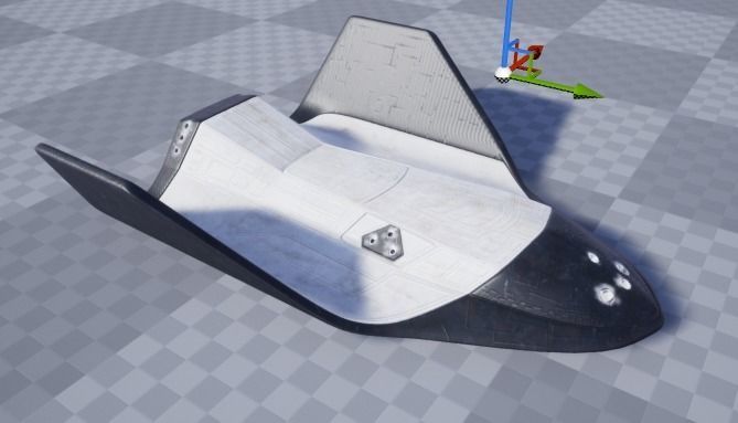 Spcaceship Concept 3D model_7