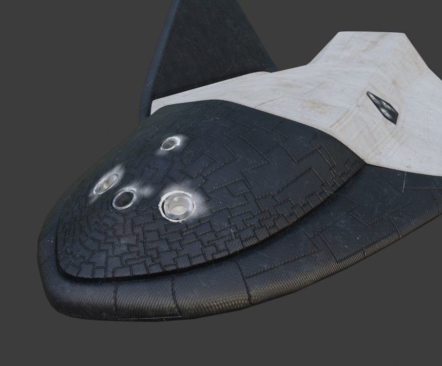 Spcaceship Concept 3D model_13