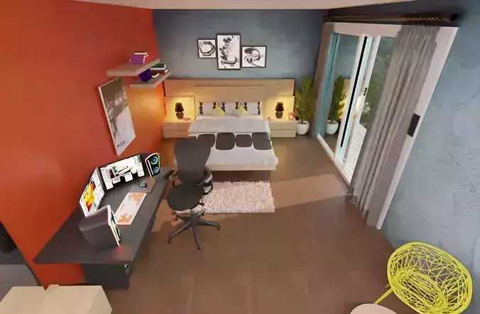 Modern Bedroom Interior