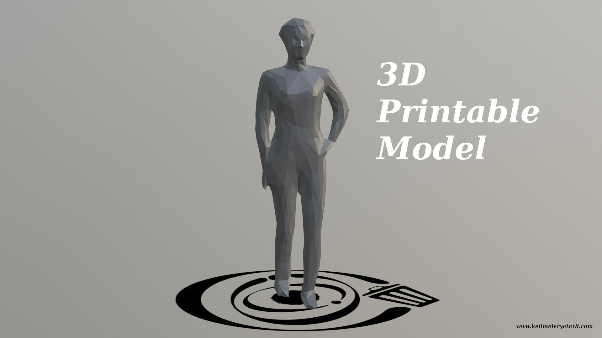 Human 072 LP R Low-poly 3D model_4