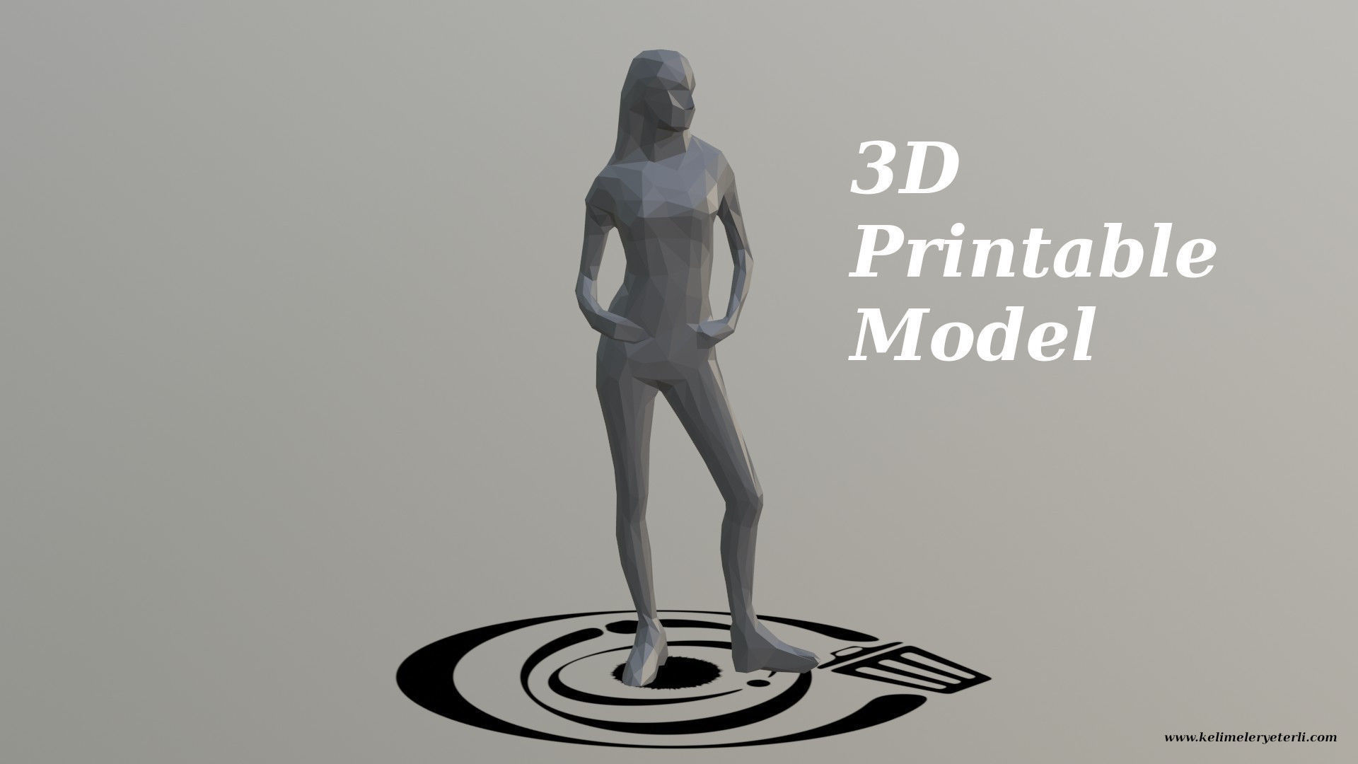 Human 073 LP R Low-poly 3D model_4