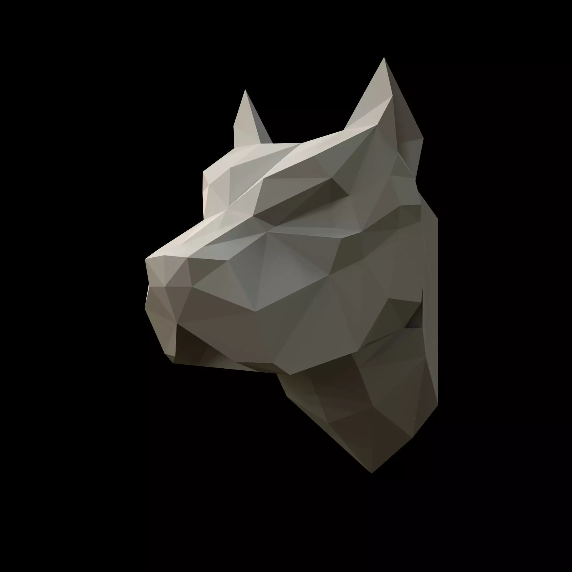 3d model of pitbull 3D model