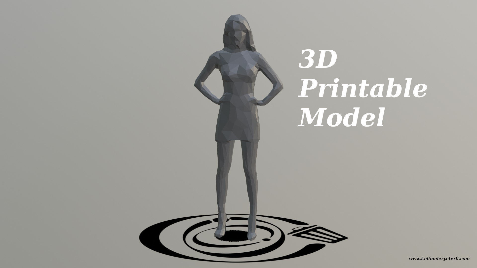 Human 075 LP R Low-poly 3D model_4