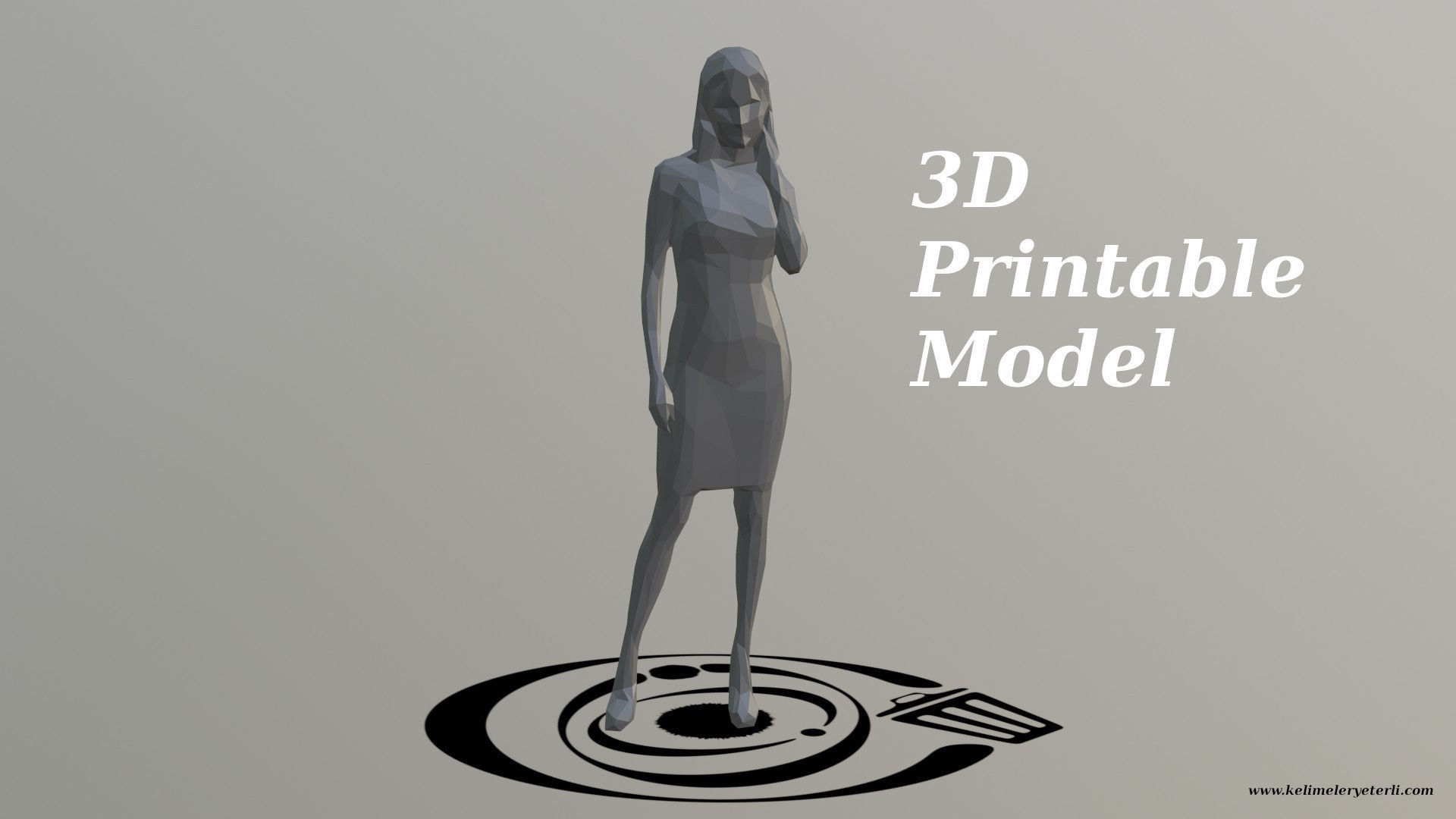 Human 078 LP R Low-poly 3D model_4