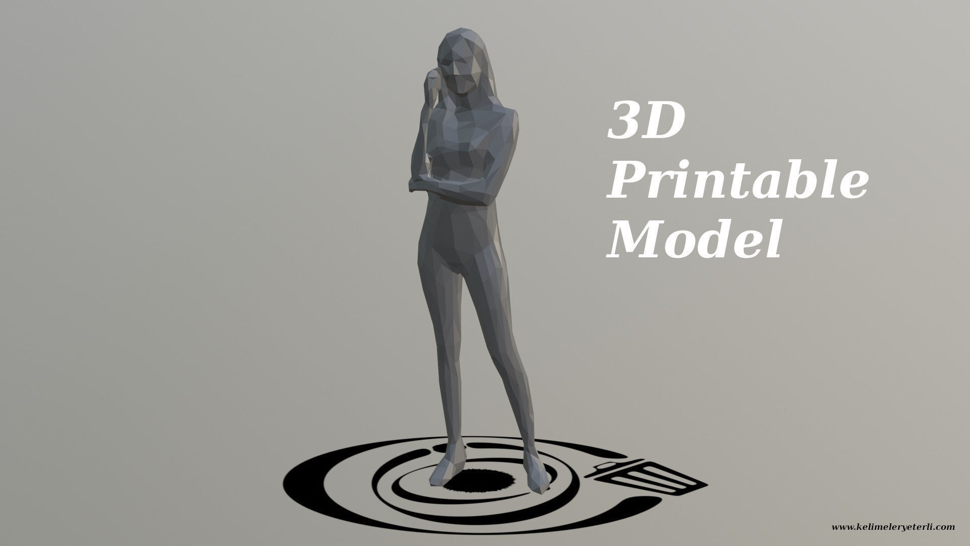 Human 079 LP R Low-poly 3D model_4