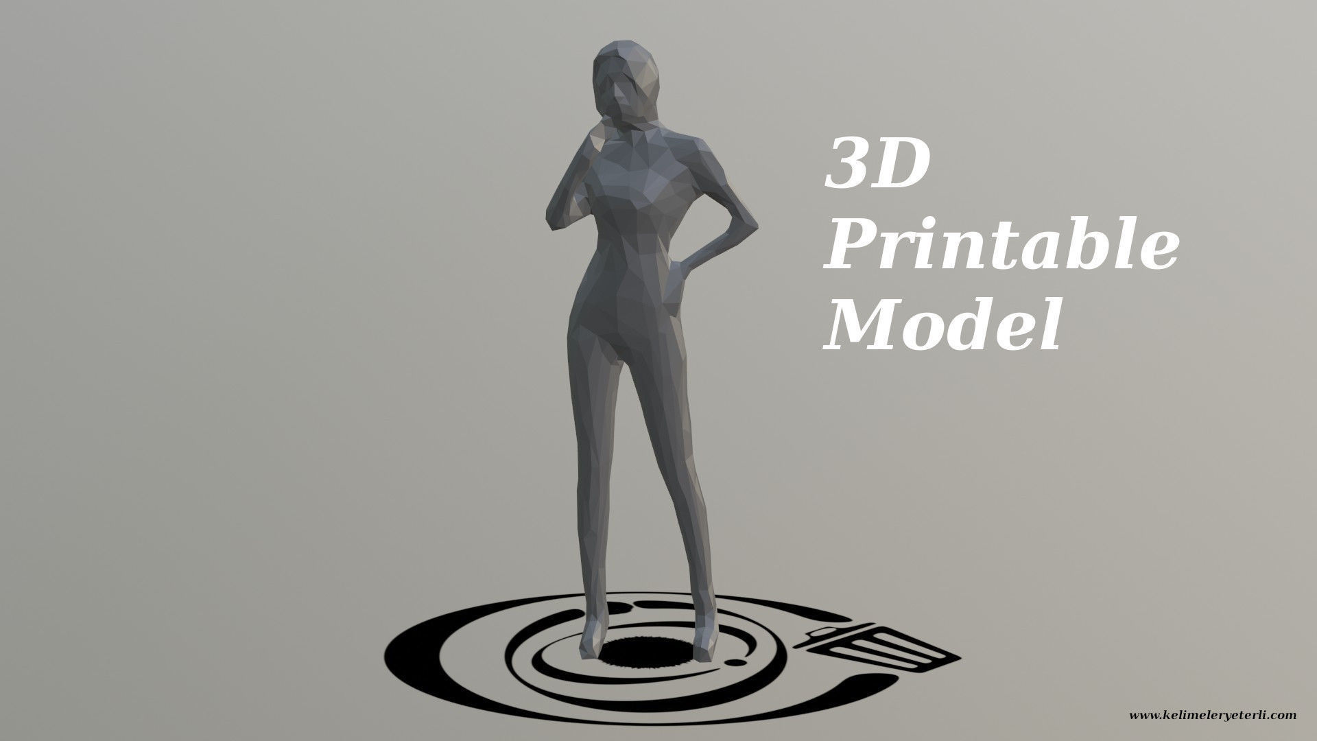 Human 081 LP R Low-poly 3D model_4