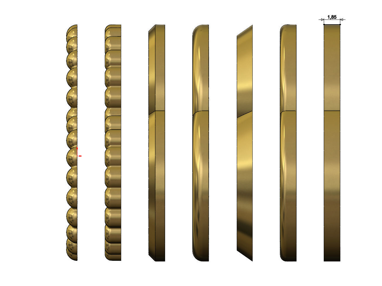 Trefoil shaped frames 3D print model_6