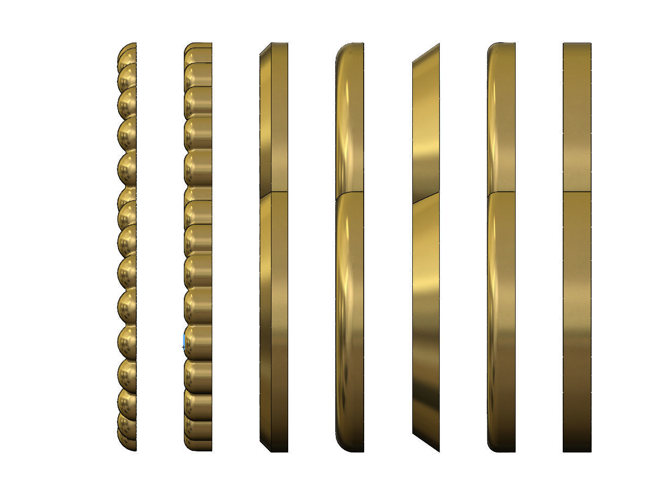 Trefoil shaped frames 3D print model_3