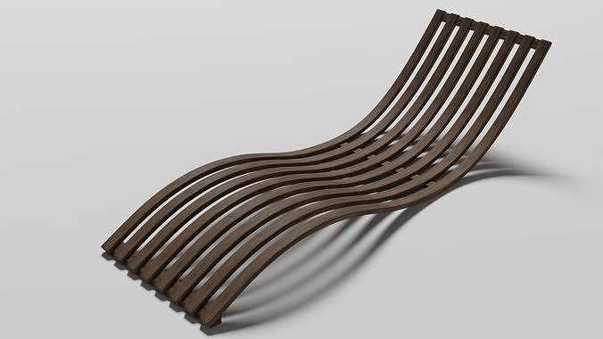 Sunbed lounge chair Free 3D model