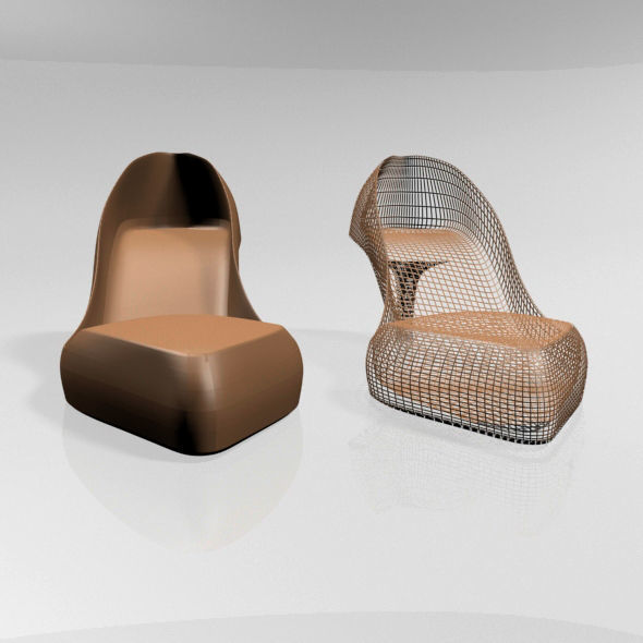 Pointed-Toe Stiletto Sandals 01 3D model_22