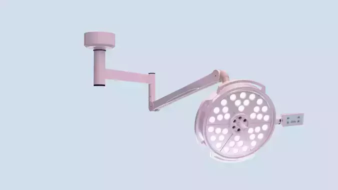 Surgical lighting 3D model